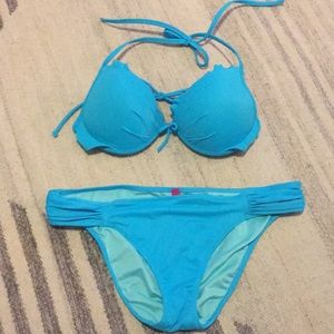 Victoria’s Secret turquoise swimsuit